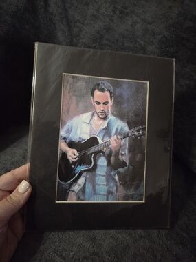 New Matted Dave Matthews Band Poster Print Guitar 10" x 8"